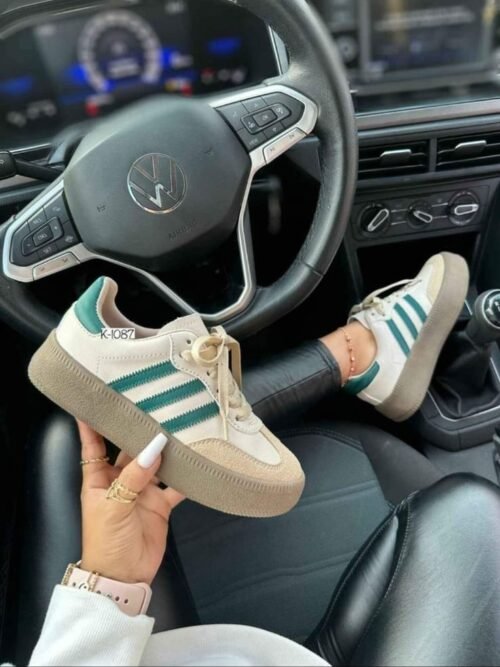 B13 SAMBA BEIGE CON VERDE
